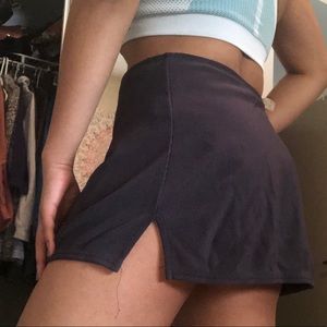 grey tennis skirt